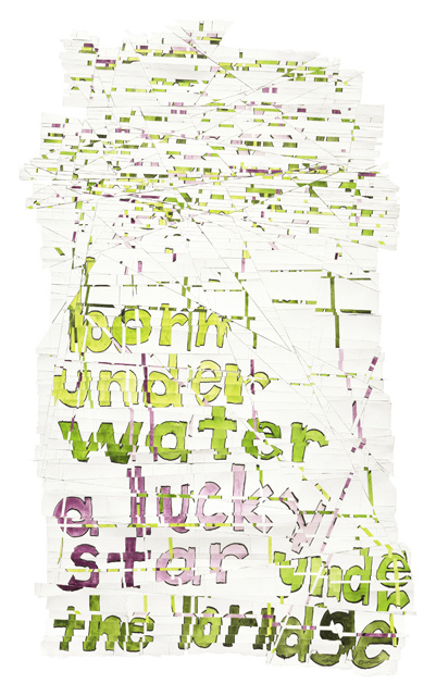 Roni Horn, Hack Wit - water star (2014), via Hauser and Wirth