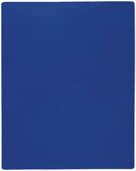 Yves Klein, Untitled Blue Monochrome (IKB 239), via Sotheby's