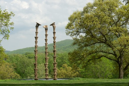 Lynda Benglis, Bounty, Amber Waves, and Fruited Plane (2014) via Storm King Art Center