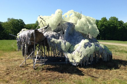 Lynda Benglis, "Hills and Castles" (2014) via Storm King Art Center