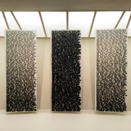 Glenn Ligon, Prisoner of Love (1992), via Art Observed