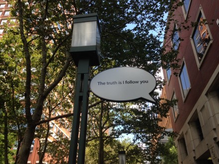 Hank Willis Thomas, The Truth Is I See You (Installation View) at MetroTech Promenade
