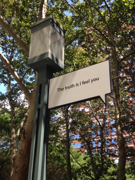 Hank Willis Thomas, The Truth Is I See You (Installation View) at MetroTech Promenade