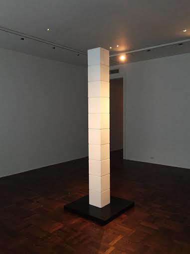 James Lee Byars, The Figure of Death (1987), via Art Observed