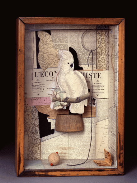 Joseph Cornell, A Parrot for Juan Gris (1953-1954), Courtesy Royal Academy