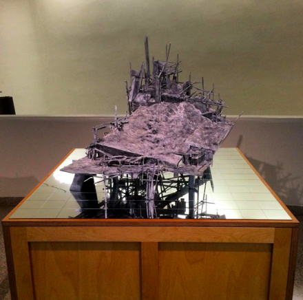 Lee Bul, Drifting Ashen Flake Opaque (2008), via Art Observed