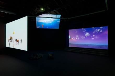 Petra Cortright 'Niki Lucy Lola Viola' (Installation View)