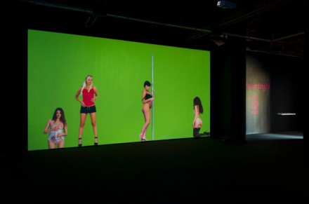 Petra Cortright 'Niki Lucy Lola Viola' (Installation View)