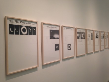 Sarah Charlesworth, from Modern History series (Installation View)