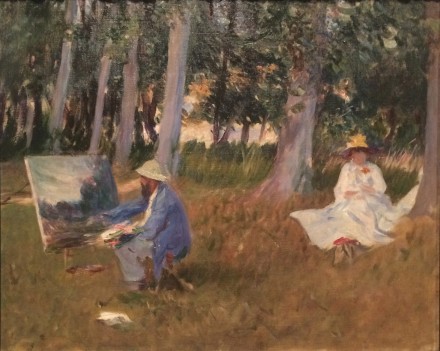 John Singer Sargent, Claude Monet Painting by the Edge of a Wood (1885)
