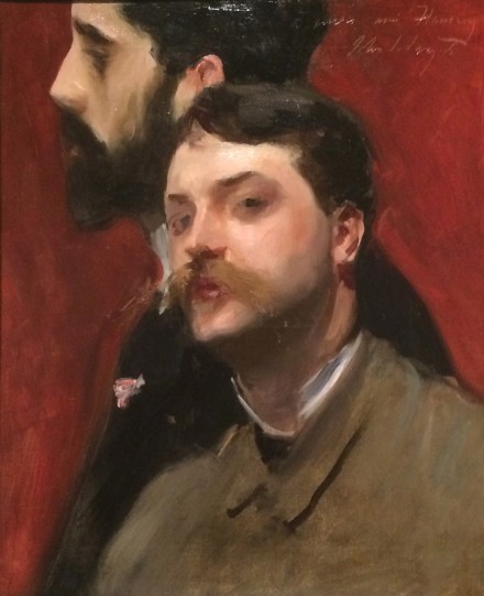 John Singer Sargent, FranÃ§ois Flameng and Paul Helleu (1880)