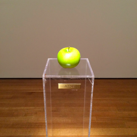Yoko Ono, Apple (1966), via Art Observed