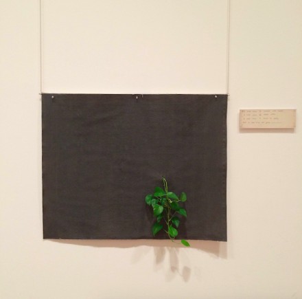 Yoko Ono, Painting in Three Stanzas (1961), via Art Observed