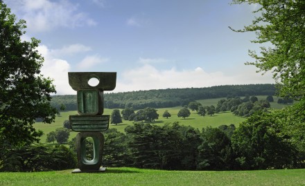 Barbara Hepworth, The Family of Man Figure 1, Ancestor 1 (1970), via Sotheby's