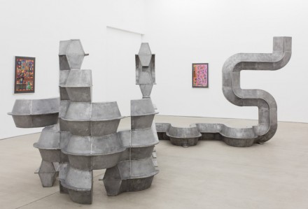 Eduardo Paolozzi, Trishula (1966) and Suwasa (1966), via Clearing