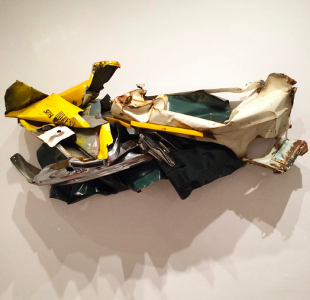 John Chamberlain, Honest 508 (1973-74), via Art Observed