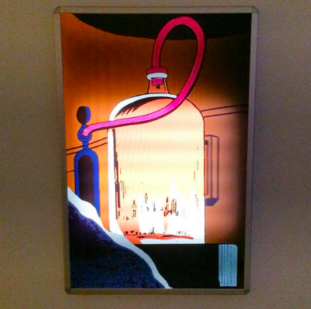 Mike Kelley, Lenticular, via Art Observed