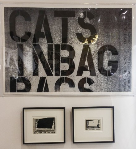 A Christopher Wool Poster at Mast