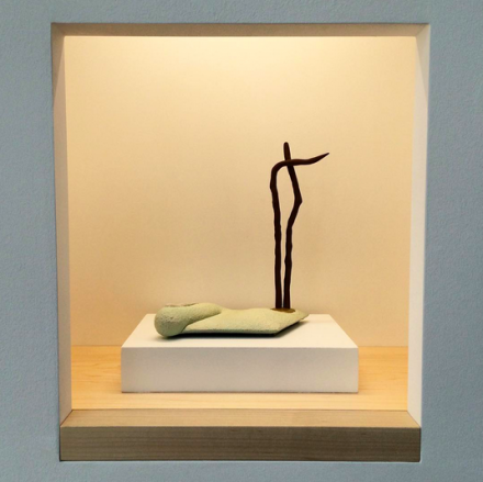 Ron Nagle, Skin Grift (2013), via Art Observed