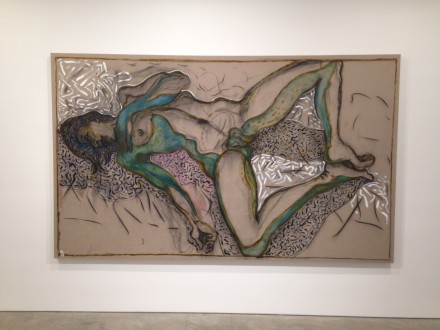 Billy Childish, nude reclining (2015)