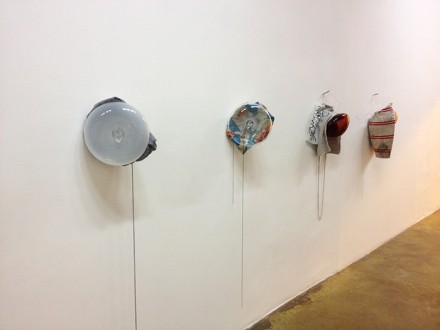 David Douard, bat-breath battery (Installation View), via Daphné Mookherjee for Art Observed
