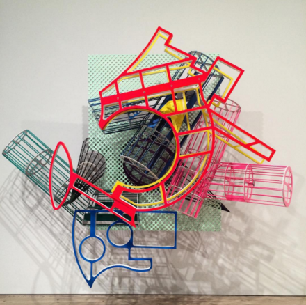 Frank Stella, La penna di hu, (1987-2009), via Art Observed