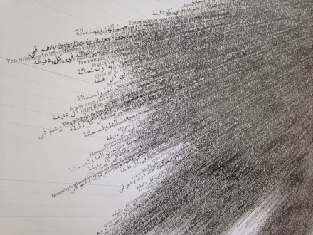 Idris Kahn, Displacement (detail) (2015)