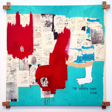 Jean-Michael Basquiat, Hoax (1983), at Van de Weghe