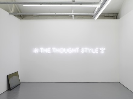 Liam Gillick, The Thought Style Meets The Thought Collective (Installation View)
