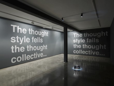 Liam Gillick, The Thought Style Meets The Thought Collective at Maureen Paley, London (Installation View)