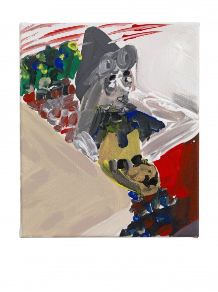 Martin Creed, Work No. 2209, Woman with a dog at a table, (2015), Photo: Todd White © Martin Creed Courtesy the artist and Hauser &amp; Wirth London