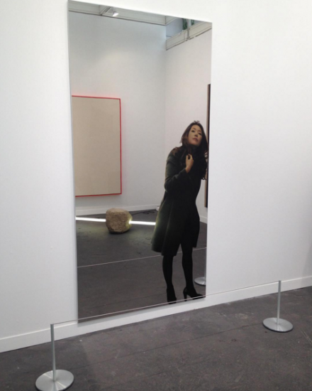 Michelangelo Pistoletto, Partitura in nero - G.' (2010, 2012), at Simon Lee