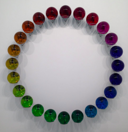 Olafur Eliasson, Polychromatic Attention (2015), at Tanya Bonakdar