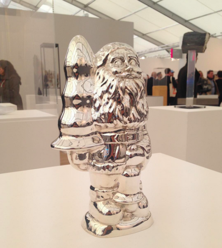 Paul McCarthy, Silver Santa (2007) at Hauser and Wirth