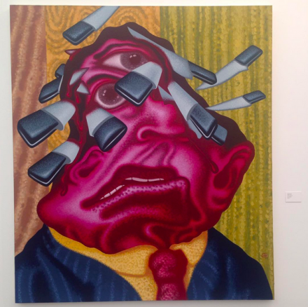 Peter Saul, Stuck (2007) at Michael Werner