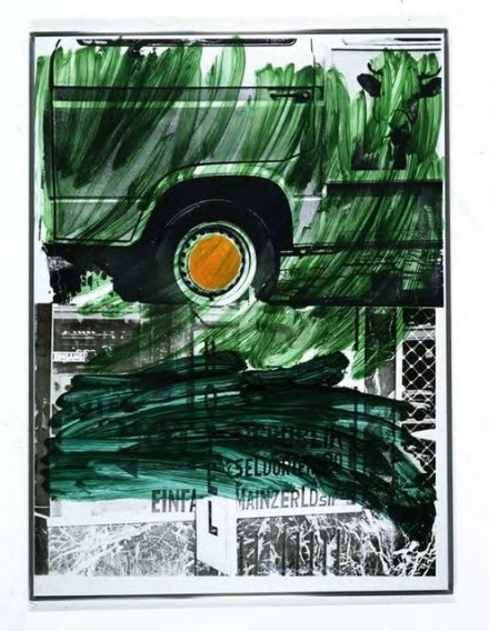 Robert Rauschenberg, Grass Hotel (Urban Bourbon), (1994), via Thaddaeus Ropac