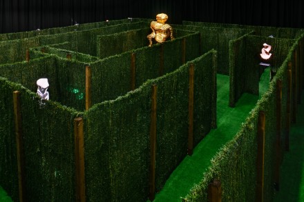 Installation view Jon Rafman, 2015 at Zabludowicz Collection, London. Photo: Thierry Bal