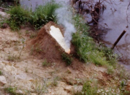 Ana Mendieta, Volcán (1979), via Galerie Lelong