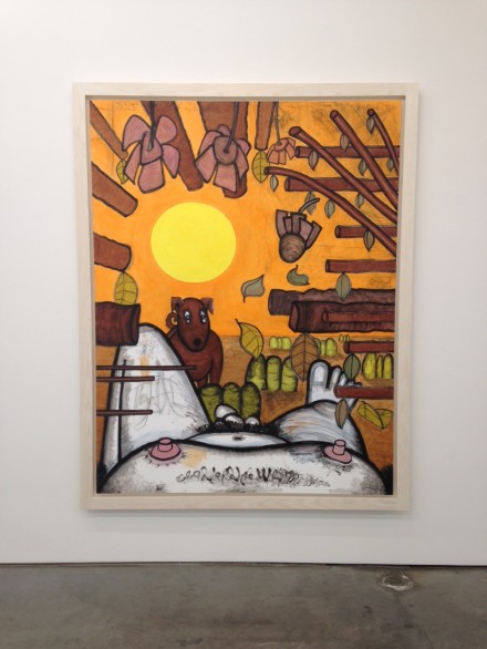 Carroll Dunham, Now and Around Here (3) (2015)
