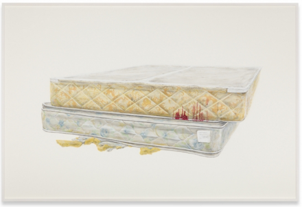 Ed Ruscha, Metro Mattress #4 (2015), via Sprüth Magers Berlin