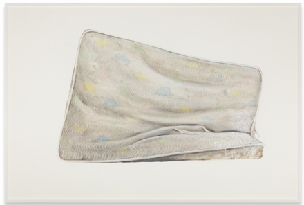 Ed Ruscha, Metro Mattress #9 (2015), via Sprüth Magers Berlin