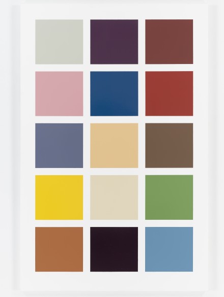 Gerhard Richter, Fünfzehn Farben (Fifteen Colours) (1966-1996) Photo: Tom Powell Imaging, Inc.