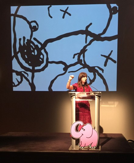 Sara Friedlander, KAWS, RxArt 15th Anniversary Party