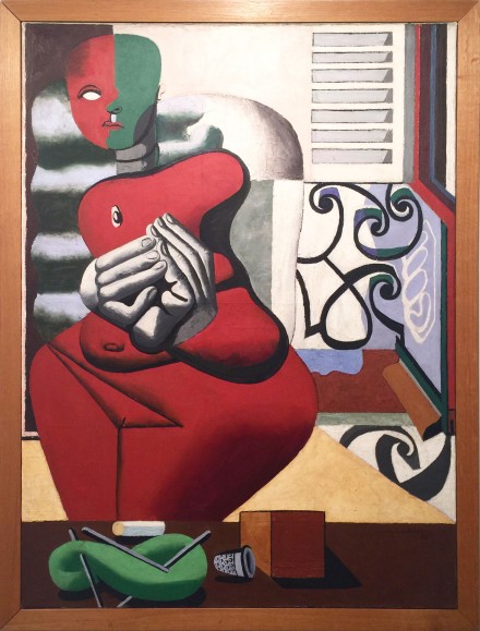 LE CORBUSIER, Femme rouge et pelote verte,