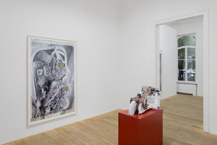 Huma Bhabha, Wages of Fear (Installation View)