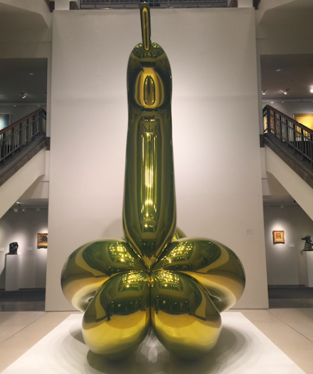 Jeff Koons, Balloon Swan (2011), via Rae Wang for Art Observed