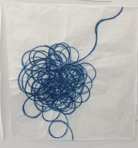 Jennifer Bornstein, Extension Cord (2015), via Rae Wang for Art Observed