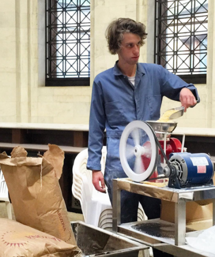 Oscar Murillo, Lucky Dip (2015), via Rae Wang for Art Observed