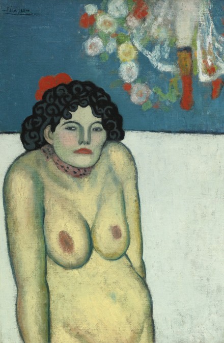 Pablo Picasso, La Gommeuse (1901), via Sotheby's