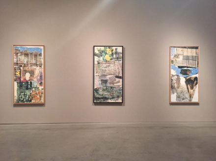 Robert Rauschenberg, Anagrams, Arcadian Retreats, Anagrams (A Pun)  (Installation View), via Art Observed